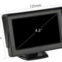 4.3 инчов монитор за камера за задно виждане за автомобил бус кемпер, снимка 3 - Аксесоари и консумативи - 42034333