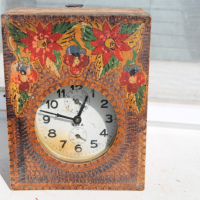 Настолен немски часовник будилник, снимка 1 - Антикварни и старинни предмети - 44515766
