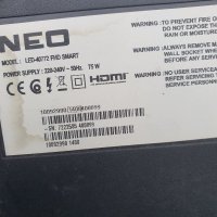 Neo LED 40772 FHD Smart За ремонт или части , снимка 3 - Телевизори - 35378680