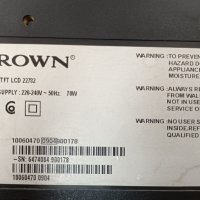 Crown TFT LCD 22782 с дефектен Main Board-здрав панел M220Z1-L03 Rev.C1/17IPS15-4 V.1 201108, снимка 2 - Части и Платки - 37155774