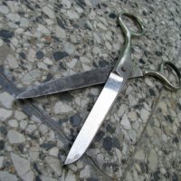 Стара руска ножица, снимка 3 - Антикварни и старинни предмети - 30383836