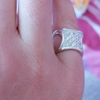 Страхотен сребърен пръстен - модел R046, снимка 4 - Пръстени - 31277396