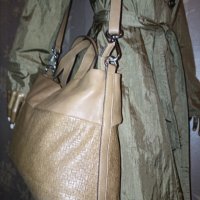 Esprit-Нова голяма кожена дамска чанта с плетеници, снимка 8 - Чанти - 42858680