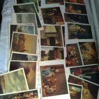 Диплянки с картички по голям формат от различни световни галерии на Световни майстори на изобразител, снимка 17 - Колекции - 37503153