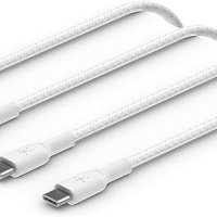 Нови Belkin 2 броя USB C бързо зарядно устройство 2 метра кабели , снимка 1 - Друга електроника - 42432769
