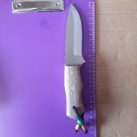 Нож стомана N690 с кания, снимка 5 - Ножове - 44273358