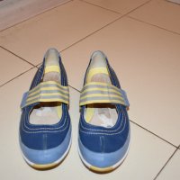 Clarks сини кожени обувки №31, UK 12 F, снимка 2 - Детски обувки - 34453410