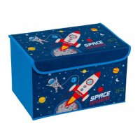 Кутия за съхранение с капак, Blue Space , снимка 1 - Ученически пособия, канцеларски материали - 34067829