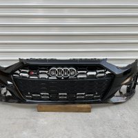 Предна броня с решетка ЧЕРНА S-line Audi S4 B9.5 Facelift Ауди С4 Б9.5, снимка 1 - Части - 42805124