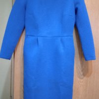 Синя дамска рокля, размер М , снимка 1 - Рокли - 35391542