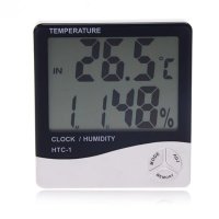 Дигирален термометър часовник вътрешна температура стена големи цифри, снимка 2 - Други - 29262745