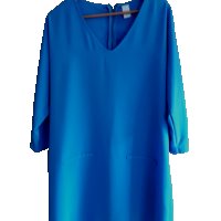 VILLA - синя рокля/туника, снимка 2 - Рокли - 18249566
