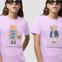 Тениска Ralph Lauren Polo Bear принт Дамски и детски, снимка 5 - Тениски - 32144573