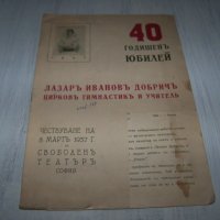 Брошура от 1937г. за цирковия артист Лазар Добрич, снимка 1 - Други ценни предмети - 30548277