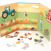Ферма - игра с магнити на животни и зеленчуци, снимка 2 - Образователни игри - 38483608