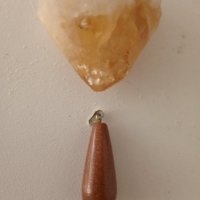 Красива висулка сльнчев камьк от Бразилия, снимка 1 - Колиета, медальони, синджири - 37929571