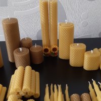 Ръчно изработени восъчни свещи , снимка 6 - Декорация за дома - 25603384