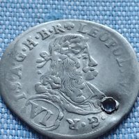 Сребърна монета 6 кройцера 1682г. Сент Виет Каринтия Леополд първи 13782, снимка 1 - Нумизматика и бонистика - 42915784
