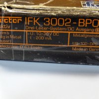Индуктивен сензор Effector IFK 3002-BPOG inductive proximity sensor, снимка 4 - Резервни части за машини - 38281348