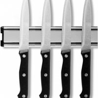 2924 Магнитна алуминиева поставка за кухненски ножове, снимка 5 - Аксесоари за кухня - 34265460