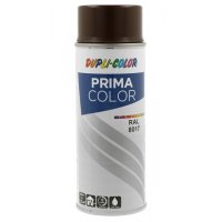 Спрей боя Dupli Color Prima RAL 8017 шоколадово кафяво 400мл, снимка 2 - Бои, лакове, мазилки - 42290735