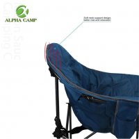 Сгъваем къмпинг стол Alpha с чанта за съхранение E01CC-403 PALACE BLUE, снимка 5 - Къмпинг мебели - 35095388