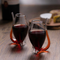 Чаши за вино с накрайник сламка - 2 броя, снимка 7 - Чаши - 44601807