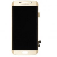 Нов 100% Оригинален LCD Дисплей + Тъч скрийн  за Samsung Galaxy S6 Edge SM-G925F Черен и Златист, снимка 4 - Резервни части за телефони - 31475384