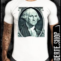 Тениска с щампа GEORGE WASHINGTON, снимка 1 - Тениски - 42055020