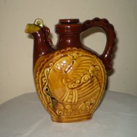 Българска керамика, комплект кана две чаши  за вино, снимка 6 - Други ценни предмети - 42589585