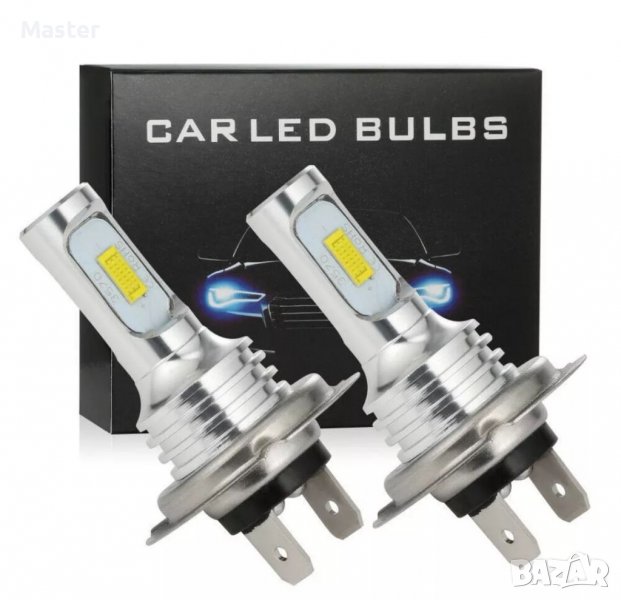 Led крушки H7 без вентилатор ново поколение, снимка 1