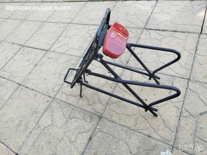 26 цола алуминиев багажник със светлина за велосипед колело , снимка 1