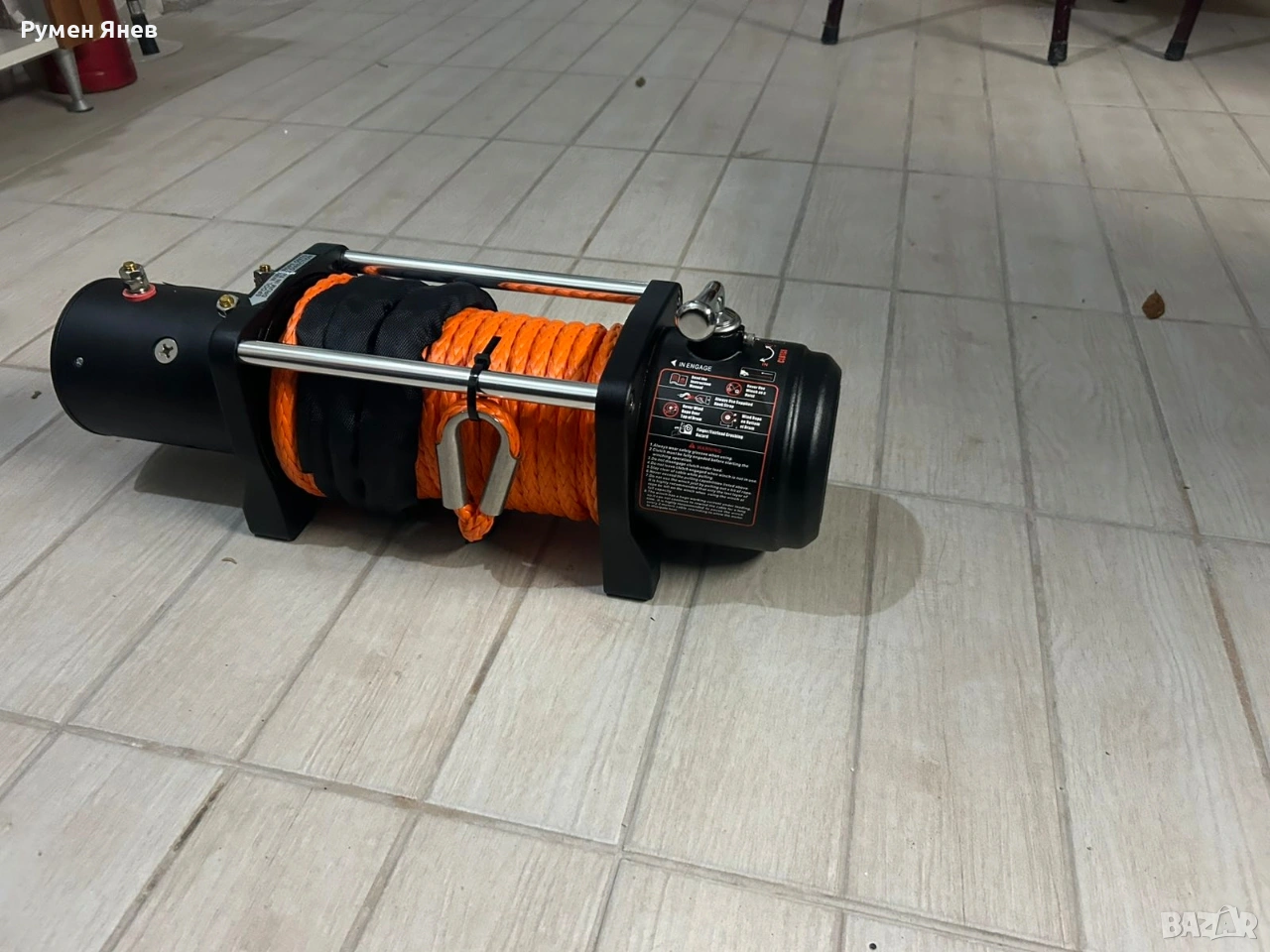 Лебедка с синтетично въже 13500Lbs, снимка 1