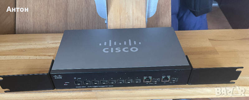 Cisco SG 300-10SFP 10-port Gigabit Managed SFP Switch, снимка 1