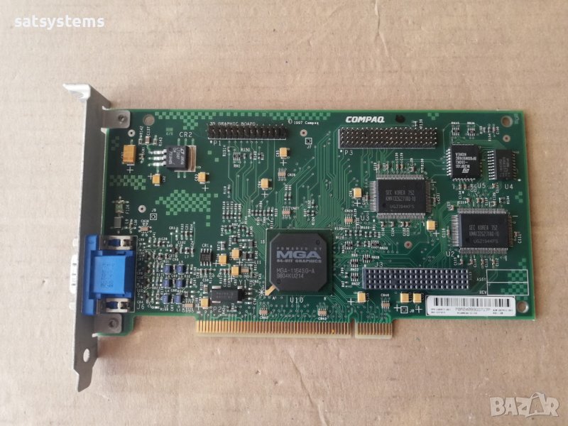 Видео карта COMPAQ 3D GRAPHIC BOARD 2MB PCI, снимка 1