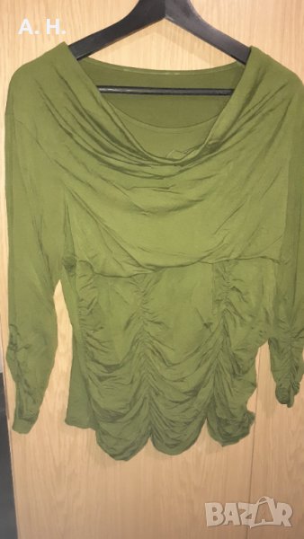 Зелена дамска блуза, снимка 1