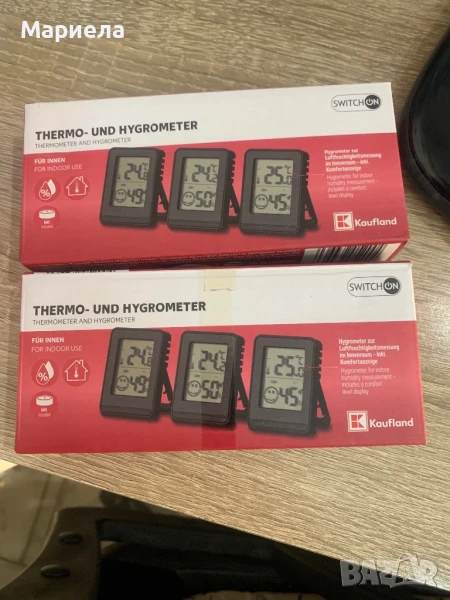 Термометър и хигрометър / Комплект 3 сензора с дисплей, снимка 1