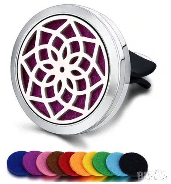 Ароматизатор + 10 подложки за етерични масла , за автомобили, коли , джипове, снимка 1