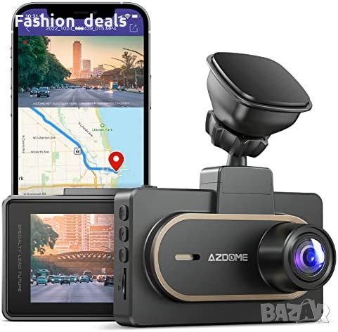 Нова компактна 2K камера за кола автомобил рекордер Dash Cam Видеорегистратор, снимка 1