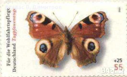 Чиста марка Пеперуда 2005 от Германия, снимка 1