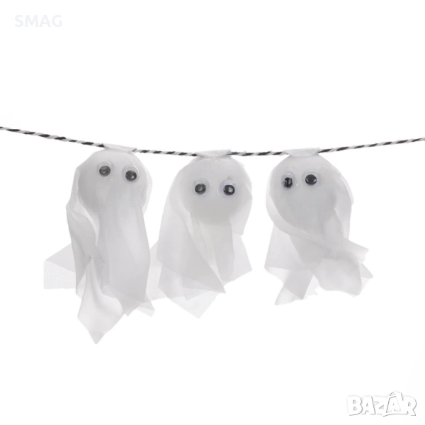 Halloween / Хелоуин хартиена гирлянд с духчета – 1,5м_1207611, снимка 1