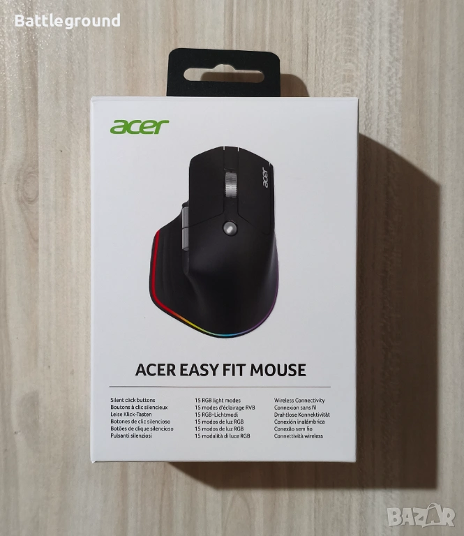 Acer Easy Fit Mouse Smart, снимка 1
