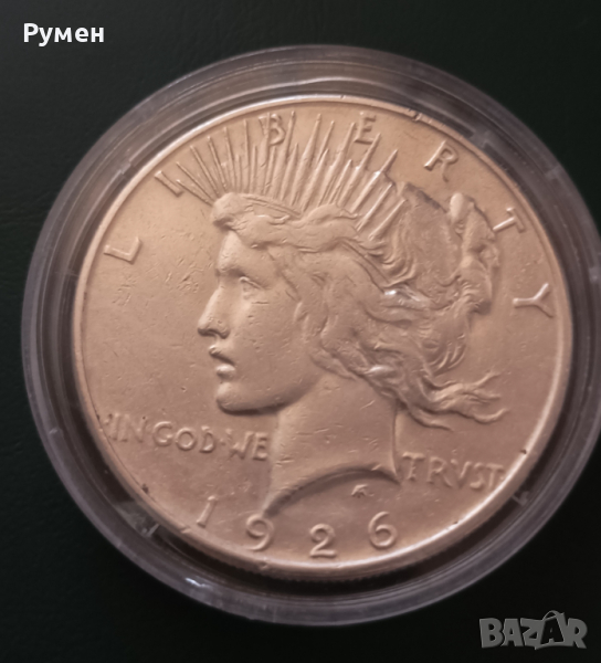 1 Dollar USA 1926 г.Сребро!, снимка 1