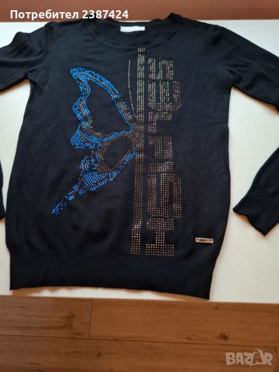 Нова дамска блуза от фино плетиво , снимка 1