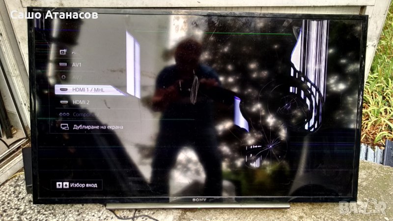 SONY KDL-40R480B със счупена матрица , 1-889-355-11 , 1-458-751-11 , 1-889-677-11, снимка 1