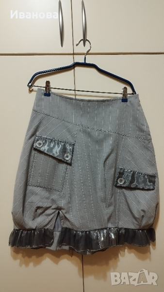 Елегантна пола и елек - 100 %памук, снимка 1