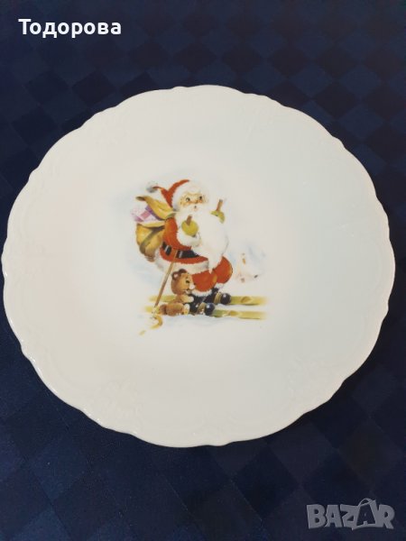 Порцеланово бароково коледно плато  -Бавария, снимка 1