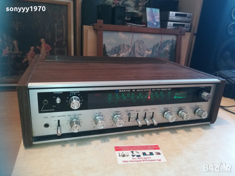 sanyo-japan ретро ресивър 0303210827, снимка 1