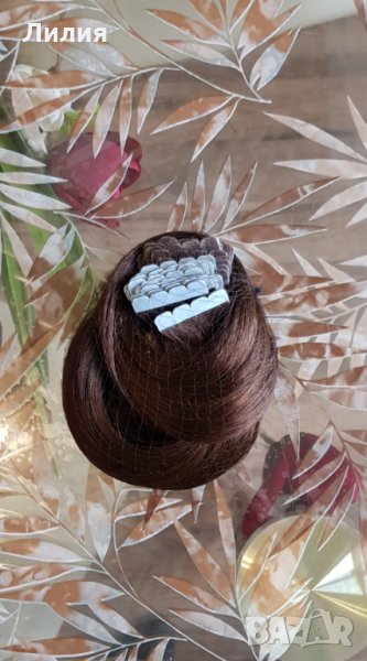 100% естествена коса на стикери, 100гр., 40бр. 51см., снимка 1