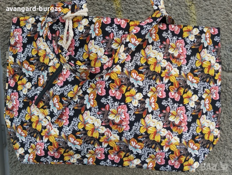 Плажна чанта, голяма чанта за плаж -204, снимка 1